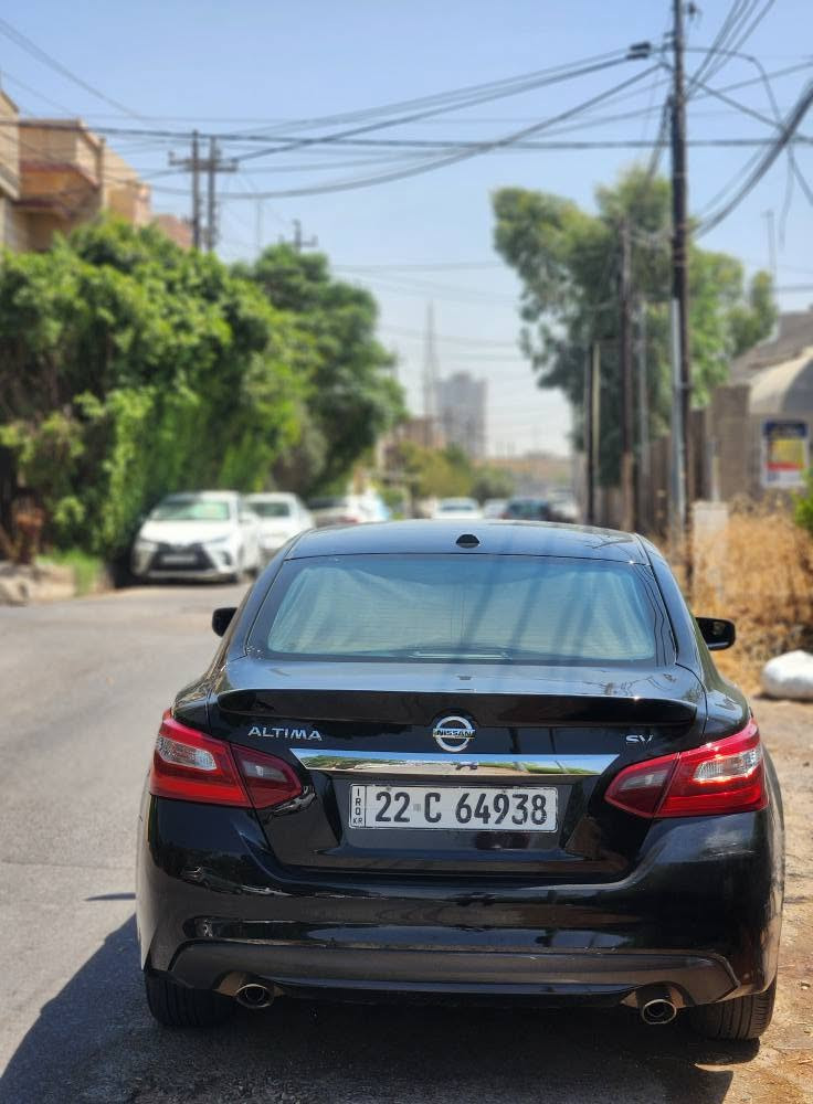 nissan altima 2018 sv 
بۆ فرۆشتن 
نیو چاملخ و بۆنید سبخە بێ ژۆڕێی 
ئایرباگ باس سوکان سیستەمە 
سەیاراکە جاهیزا 
گێر و مەکینە بە شەرتە 
نرخی ۱۱۳ واراقە 
***********
واتس ئاپ و فایبەر أربيل, العراق
