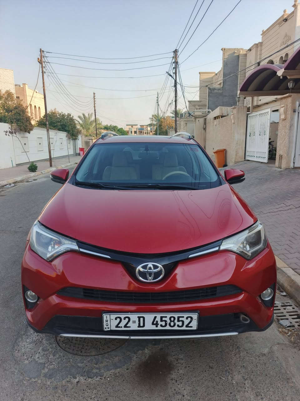 راف فور موديل ٢٠١٦ فول مواصفات عدا البصمه جنطه شفط فتحه كلين ضررها بس دعاميه وبيها بارد بلباب السونار مع الصور رقم اربيل جديد تحويل مباشر سياره جاهزه تخم تاير تبريد ثلج السعر ١٤٣ وبيها مجال *********** و ***********

