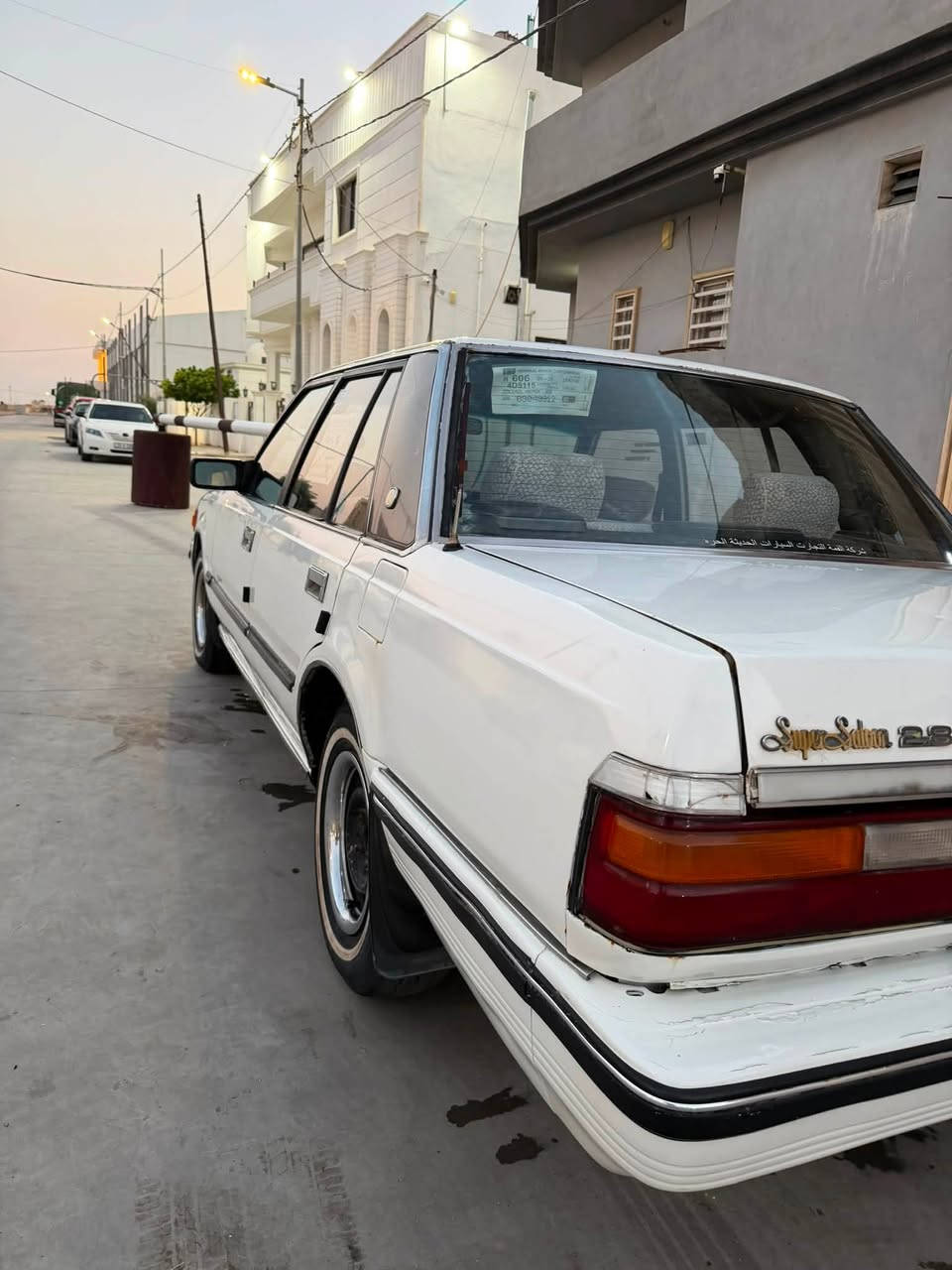 سلام عليكم سوبر 85 لبيع محرك كير بلادي اوتماتيك  الصبغ دواير فقط  دواخل بلادي تخم تاير صدر مامي خلفي جديد رقم نينوى انكليزي باسمي  سعر ٤٥ مكان موصل برطلة كوبون بانزين  رقم الهاتف 
***********
***********
