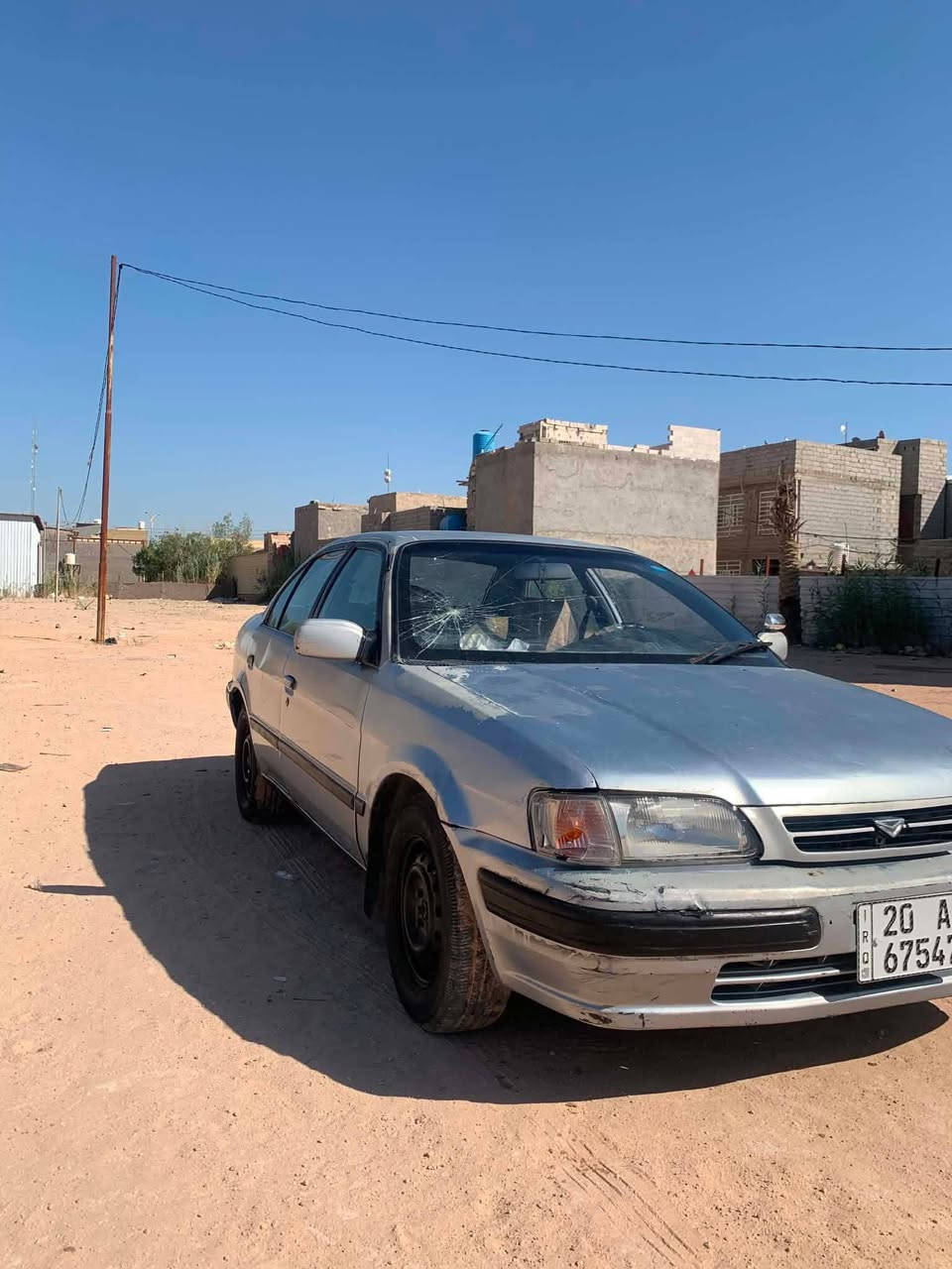 كورلا ٩٦ مكينه وكير جدد حاويه حدادية تخم تاير جدد سيارة نظيفه وحلوه لكن بيها جراد بلصبغ الأصلي   رقم انكليزي باسمي سعر 34 وبيها مجال شوي مكاني نجف واتس اب ***********
