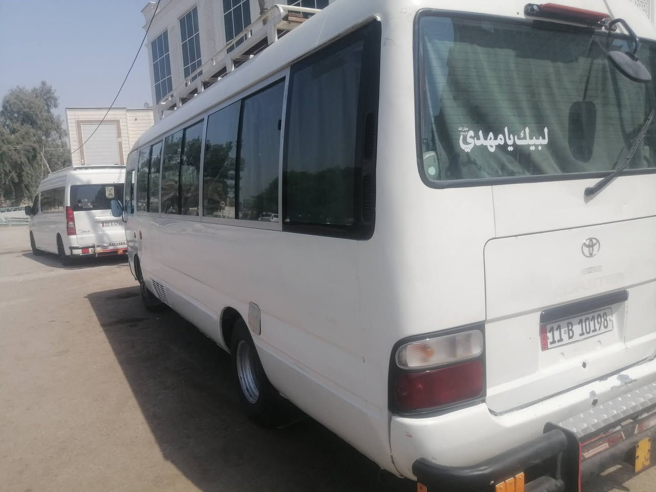 بيع مستعجل كوستر تيوته موديل ٢٠٠٨رقم نكليزي بغداد بيه َمكانات صبغ ابيع حزام السعر ٢٠٠ وبيه مجال مكان بابل محاويل / قلاب ستاركس تخم تاير حداديه جديده ***********
