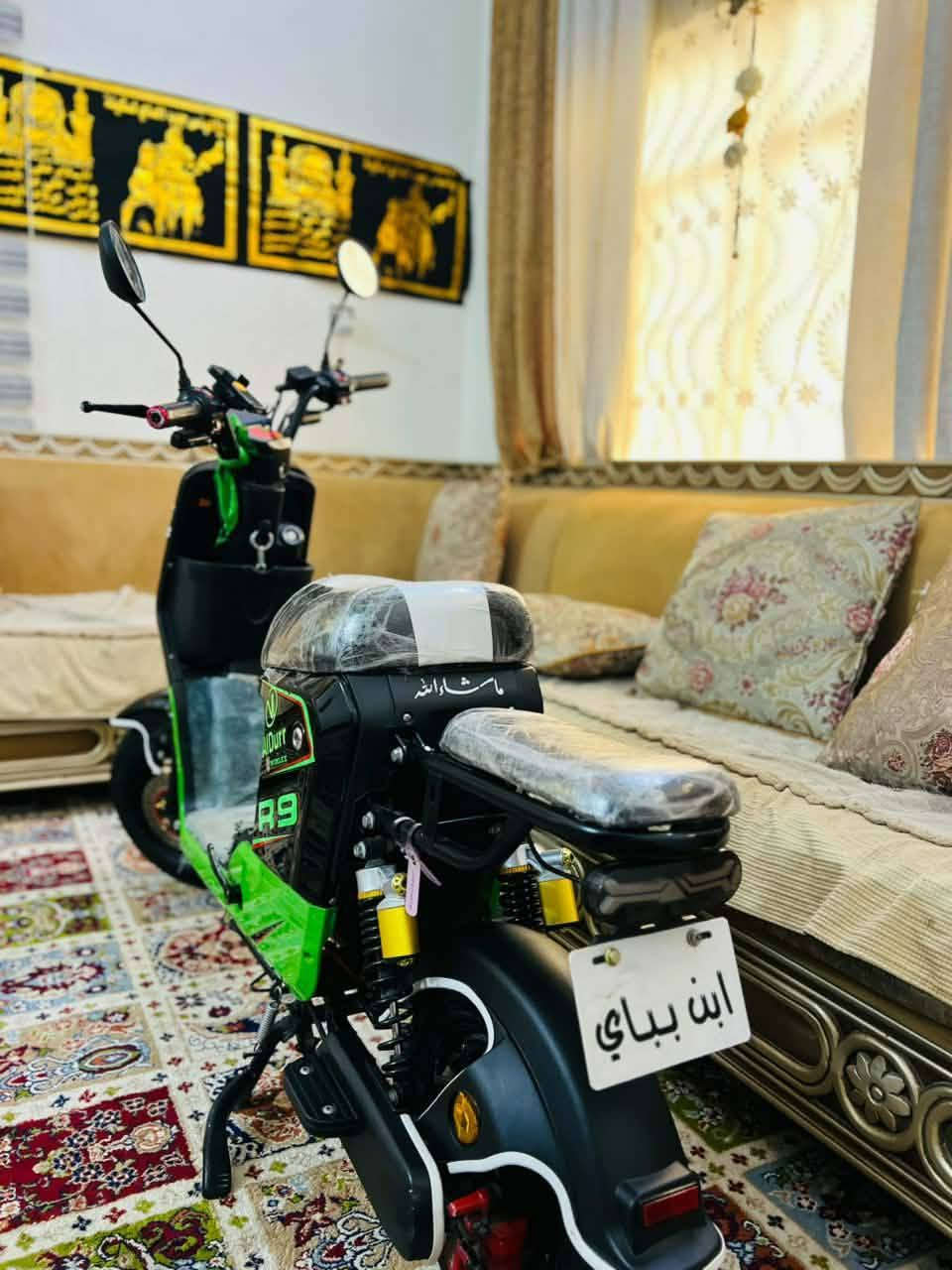 ---
*🔋 للبيع دراجة R9 موديل 2026 🔋* فول ومكفول 

*المواصفات:*
- بطارية 32 أمبير الأصلية
- ونلي أصلي موديل 2026
- الكهربائيات كلها شغالة 100%
- الحالة: ممتازة
-لايت عالي ناصي ثلجي
-اشاير يمنيه يسره للكزز
-دبل اشاره
-MB3بلاتوث مضخم

*📍 المكان:* الناصرية -
*💰 السعر:* خاص 
*📞 للاستفسار:* 
‏‪‏‪***********‬‏يوجد واستاب 
--
