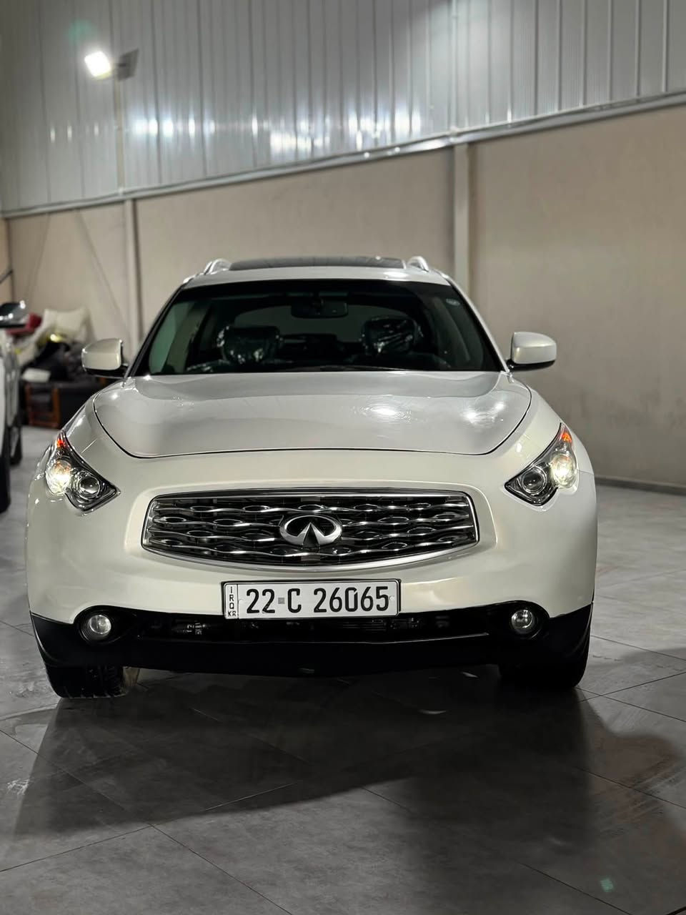 ﷽
‏INFINITI FX35 2009
أنفنيتي FX35 موديل 2009
فول مواصفات
--------------------------------------
مكان🌆:سليماني                    سعر💵: 93$
تليفون☎️: ***********
--------------------------------------
محريك V6 سته سلندر
گير و محريك بشرط مامفتوح
بدون صوت بدون صرف بدون خلل بشرط فحص
ماشيه 170 الف كيلومتر
--------------------------------------
سيارة بها قطعه صبغ بشرط بدون دواخل 
--------------------------------------
مواصفات
{{ بصمة - سلايت - ستيرن كهربا  - شاشة - كشنات جلد - كشنات تتفيئة و تبريد - كشنات كهربا - فورميكا - تبريد مركزي- كشن خزن - ٤ كاميرا - بلاجكتور - ڤوليوم - تحديد سورعة - بعد }}
--------------------------------------
أربع تاير و ويل جديد سيارة جديد بدون مصروف
سيارة شرط بدون اى نواقص گير و موحريك و حدادي و كاهرباى كله بشرط
سبير ما نزله
سنوية و رقم جديد سنوي بأسمي تحويل غرامة بشرط
--------------------------------------
كوردي
﷽
‏ INFINITI FX35 2009
ئينفنيتي مؤديل 2009فول مواسفات
---------------------------------------
شوين🌆: سليمانى                    سعر💵: 96$
مؤبايل☎️: ***********
---------------------------------------
مه كينه V6 شه ش بستؤن
گير و مه كينه ى به شه رت نه كراوه ته وه
سه وت و سه رف و خه له لى نييه به شه رت
 170 هه زار كيلؤمه تر رؤيشتوه
---------------------------------------
يه ك بارچه ي بوياخه  بي ناو گرتن 
---------------------------------------
مواسفات
{{ به سمه - سلايت - شاشه - ٤ كاميرا - كوشن خه زن - - كوشن جلد - كوشن هيته ر و تبريد- دوو كوشن كاره با - فؤرميكا - ته بريد مه ركه زى - بلاجكتؤر - تحديد سورعه - زؤر مواسفاتى تر }}
---------------------------------------
چوار تايه ويلى لؤكى بؤ به ستراوه
كامل سيرڤزى بؤ كراوه و يه ك دينار مه سروفى نييه
سه نه وى و ره قه م وهه زه ى تازه يه به ناوى خؤمه وه يه
سبيري دانه به زيوه 
{{ گير و مه كينه و كاره باى و هه موو گيانى به شه رت }}
---------------------------------------
