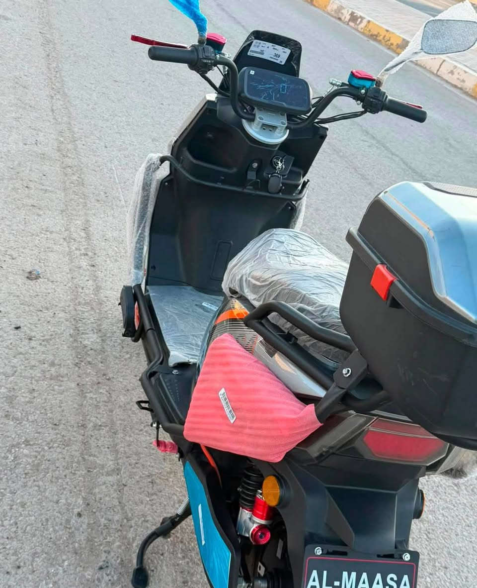 السلام عليكم
دراجه شركة الماسا 💎 الاباجي
موديل2026
موطور مستخدم قليل
(بطاريات عدد 6 على فحص ) 
فول مواصفات  «ملف 3500W» 
(نظام  R) (نظام P)
(مخرج شحن USP) 
(سرعة 99) (سرع 4)
(مثيت سرعة) 
لايت زنون عالي ناصي 
اشاير يمنة يسرة دبل اشارة
السعر800الف وبي مجال
الموقع الخالديه 
***********
