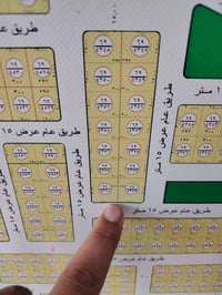 قطعتين متجاورات أركان مساحة كل قطعه ٤٤٧ متر الواجها ٢٢ونص النزال ٢٠ مق...