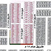 قطعة أرض ٢٠٠ م بمقاطعة ٢/١ اراضي القضاة  على شارع ١٥ م  رقمها ١٩٢٥  لل...