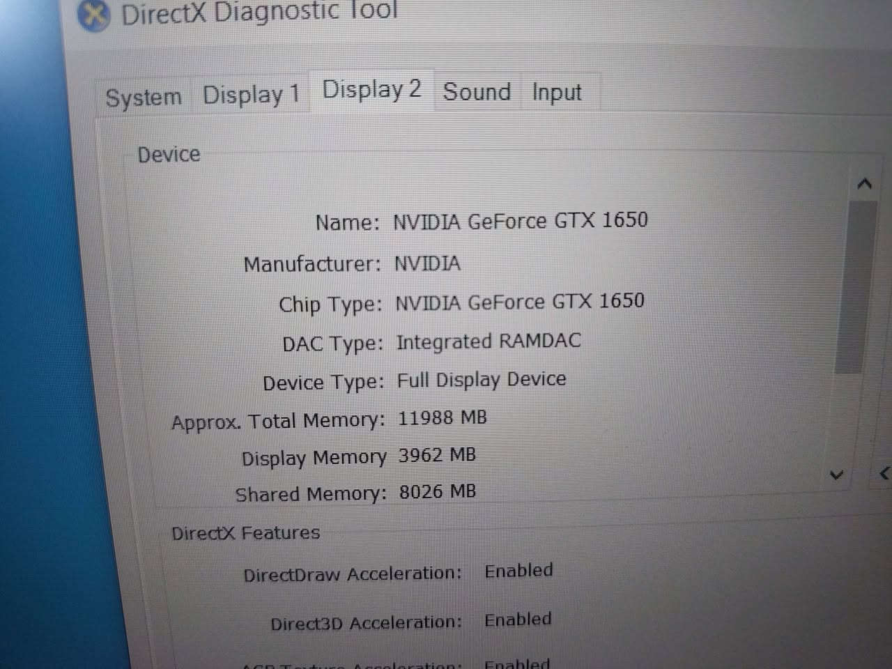 لابتوب الالعاب والبرامج الهندسية ماركة HP  رام 16  هارد SSD 512 ومعالج فئة H جيل 12 كور 5 وكرت شاشة نيفيدا  GTX1650 حجم 4 كيكا منفصل وشاشة تردد 144 فريم ب 400$ للاستفسار ***********   واتس بغداد, العراق
