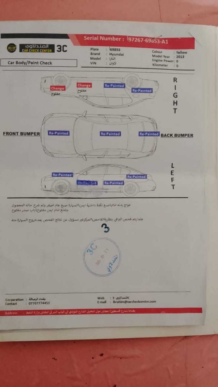 ١٣ للبيع كلشي كدامك تحويل ثاني يوم سعر ٨٥
مكان بغداد 
***********
