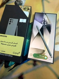 سامسونك اس 24 الترا لون تيتانيوم  شخط مابي  فقط مبدل شاشه وكالة شرط سع...
