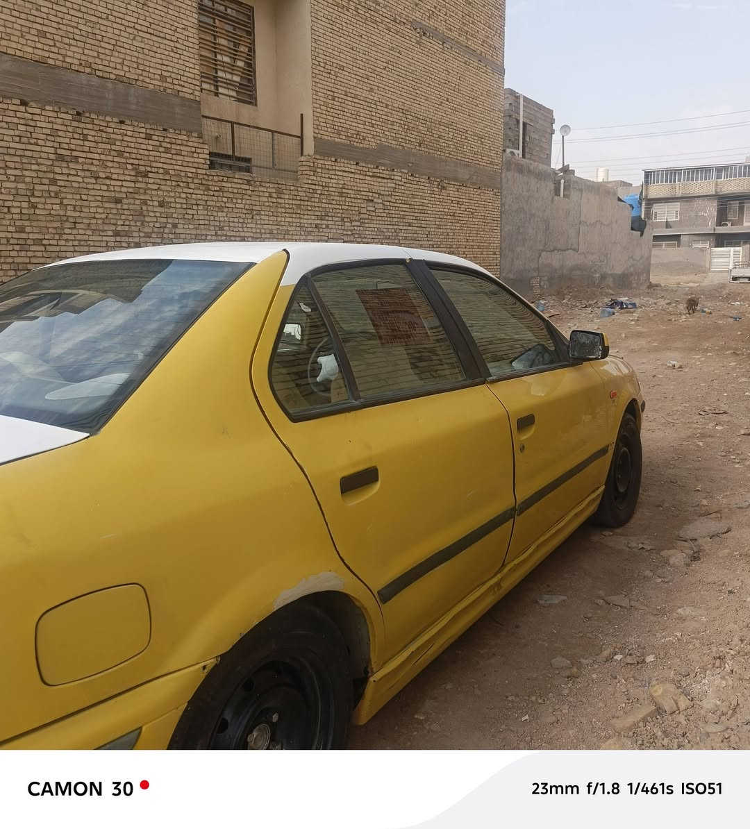 سمند 2009 ليموني
رقم ميسان سنويه منتهيه ٢٠٢١ 

سياره جاهزه كير مكينه جديده بدي نضيف 

حداديه جديده تخم تاير 

داخل نضيف سياره ما متعوبه مال جناي 

مكان السياره ميسان 

***********
