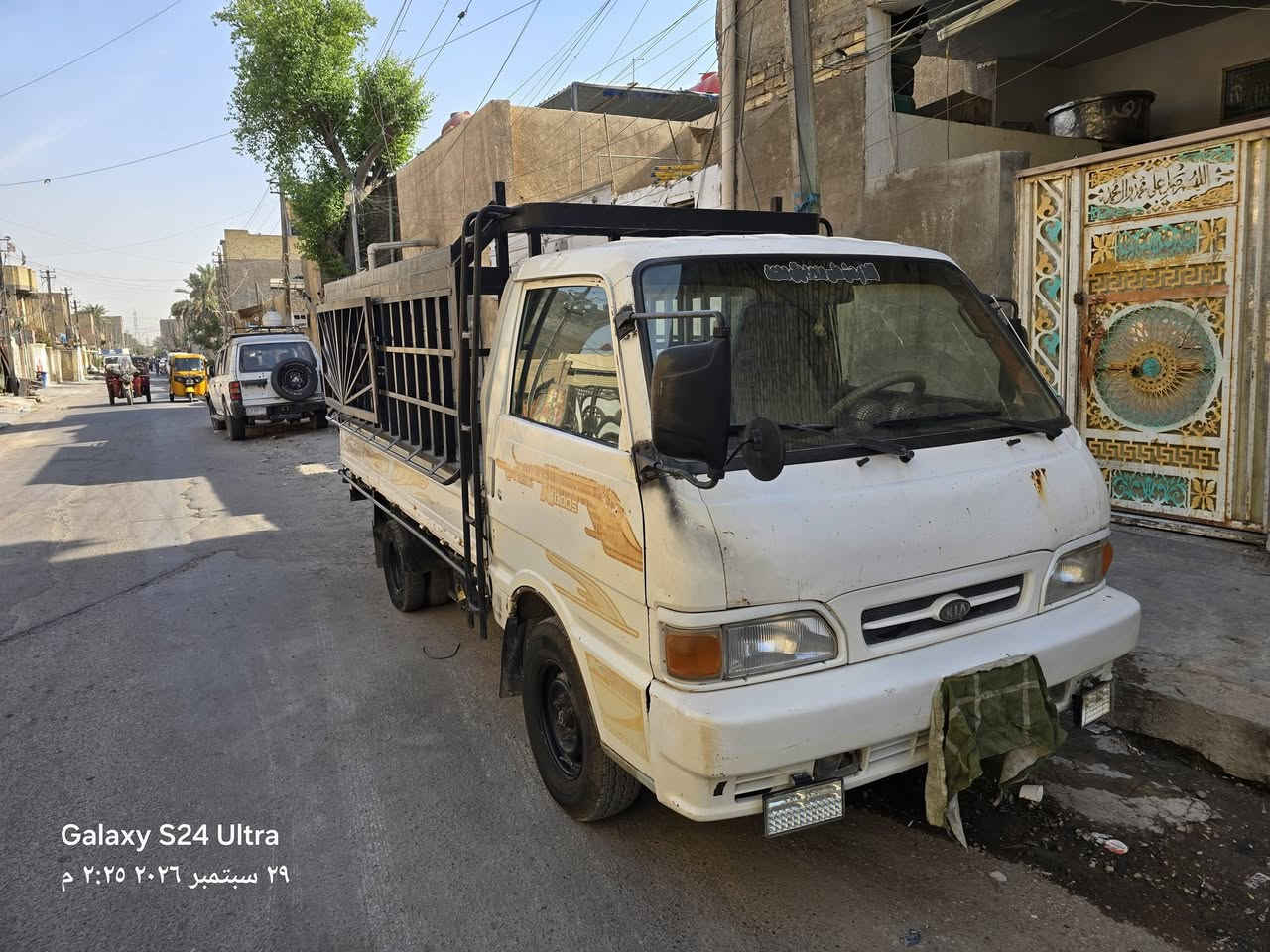 سلام عليكم
كيا بنكو 95 رقم ألماني بسمي سيارة خير من اللة حدادة جديدة تخم تاير مكينة لا تبخير ولا تنقيص ترايك وين متريد مكان سيارة مدينة صدر 
*********** سعر 55
