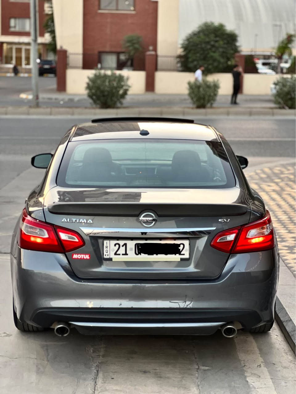 Nissan Altima 2017 
                              نیسان ئەڵتیما مواصەفات (SV) پڵەس

                                 تەنها دوو پارچەی بۆیاغە بێ ناوگرتن
                                                    گێڕ و مەکینە بە شەرت
                  سەنەوی و ژینگەو ڕێگاوبانی تازەیە تاوەکو ٢٠٢٩
                                                                  بەناوی خۆمە 
                                                             شوێن / سلێمانی
***********
*********** السليمانية, العراق
