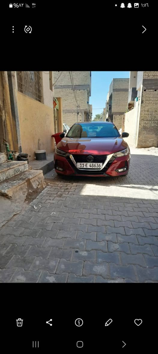 السلام عليكم
من رخصة الادمنية
سيارة نوع نيسان سينترا 
فول مواصفات مكينة 2000
حادثه موضح بالصور 
سيارة مال جناي 
موديل 2021
العنوان الكريعات 
السياره باسمي تحويل مباشر 
السيارة وضع الشركة 
ماشية 83 
السعر 123 وبيها مجال حك الجيه
رقم الهاتف ***********
