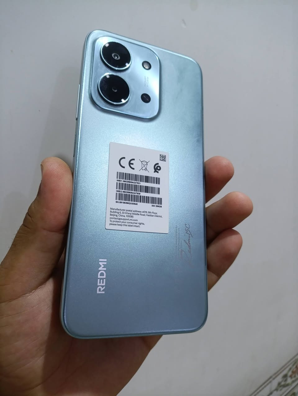 السلام عليكم جهاز ريدمي 15c جهاز مكفول مستخدم يومين وملحقاته كامله الذاكره 256 /✅🔋    المعالج8✅ الجهاز مكفول كفاله عامه شخط مابي نضافه 100%✅تصليح ابد ماداخل لاستفسار الاتصال على الرقم ***********✅☎️📱 /. بيه واتساب تعال خاص
