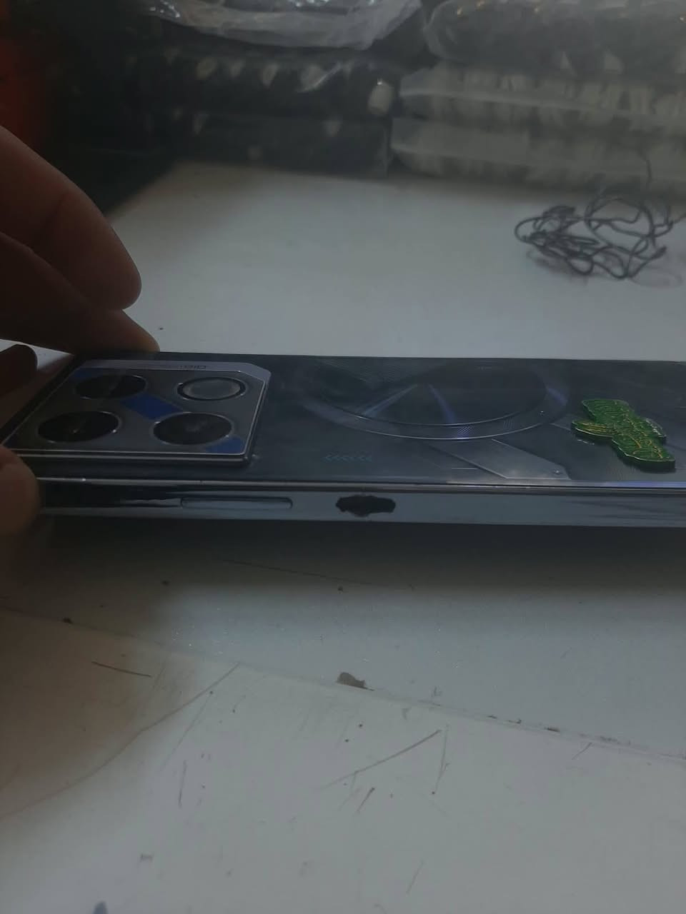للبيع انفنكس GT 20 PRO
الجهاز مفتوح مبدل شاشة اصلية شرط بصمة الله شاهد بدلتها ب 80 الف
الجهاز يحتاجلة دگمة تشغيل وتكدر عادي تنزل تطبيق يطفي ويشغل الجهاز بدون دگمة
ويحتاجلة بيت سيمكارت
ما ثنينهم تكلف 20  ألف او اقل
وباقي التفاصيل موجودة بالصور

سعر الجهاز 190 ألف بي مجال حك الجية
للتواصل فقط واتساب
***********

نص مكتوب في الصور:
- FAST CHARGE هاتفي XOS GT 15.1.2 التحقق من التحديثات التخزين ١٤٣ غ.ب / ٢٥٦ غ.ب اسم الجهاز Infinix GT 20 Pro الطراز Infinix X6871 وحدة المعالجة المركزية Dimensity 8200 Ultimate RAM 12.00 GB+6.00 GB الكاميرا الخلفية 108M OIS+2M+2M الكاميرا الأمامية 32M البطارية 5000mAh الشاشة 1080x2436