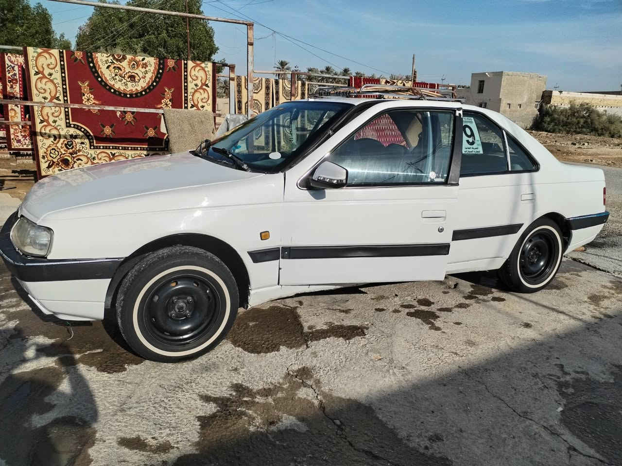 بيجوا 504 مكينه وكير مكفولات 2009 رقم الالماني تحويل مباشر مكان كربلاء اطوريج *********** بيه حادث دعايه ومازده فقط  سعر 22  بيه مجال
