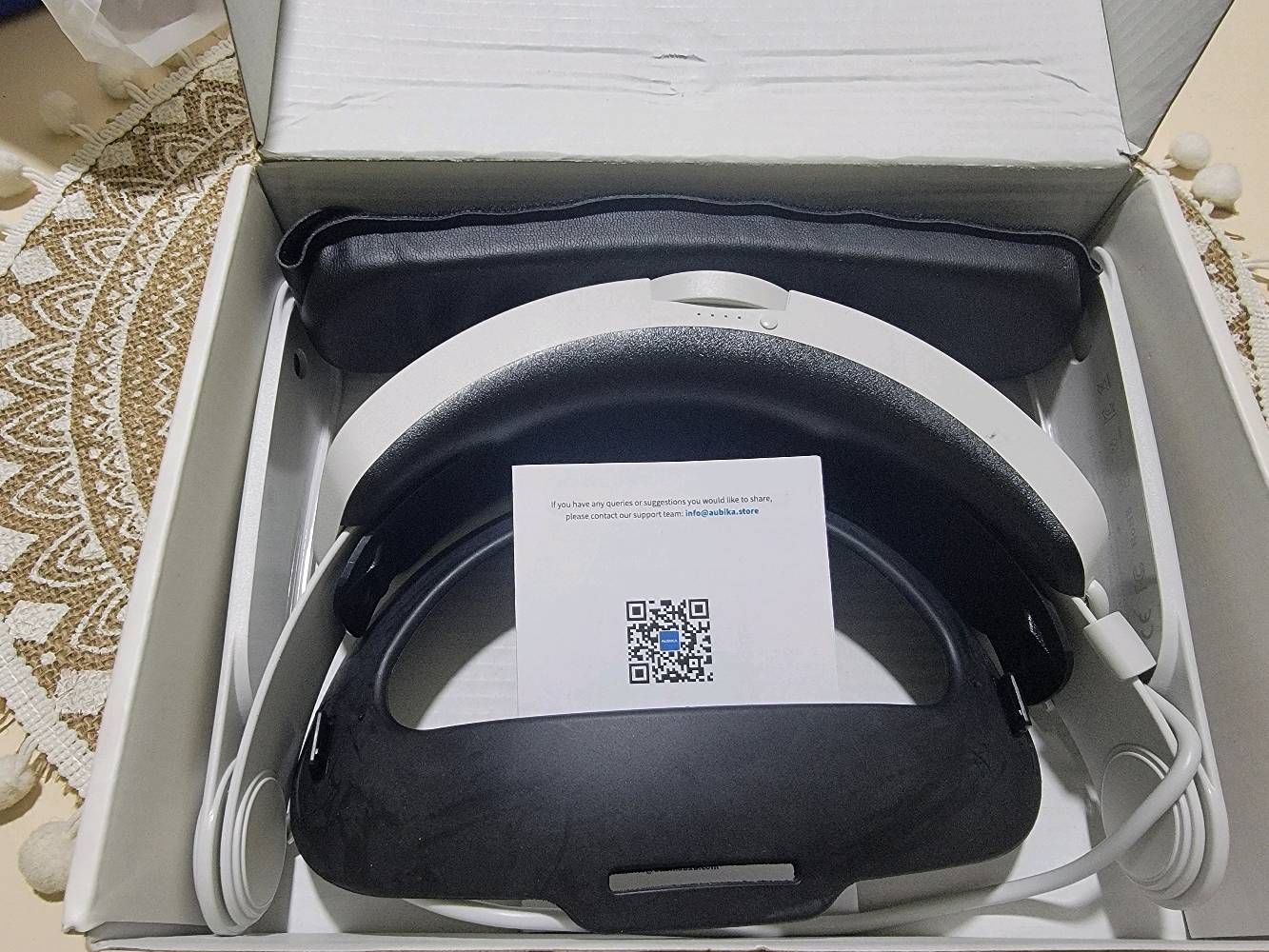 AUBIKA Fast Charging Head Strap for Meta Quest 3
حزام رأس أصلي من AUBIKA مخصص لـ Meta Quest 3، مع بطارية مدمجة 8000mAh وشحن سريع.
🔋 بطارية 8000mAh
⚡ Fast Charging
🎮 مخصص لـ Meta Quest 3
🧠 يوزع وزن الجهاز بشكل أفضل ويوفر راحة أكثر أثناء اللعب
🔄 قابل للتعديل والطي
📦 العلبة الأصلية موجودة
📖 User Manual موجود
🔌 الكيبل موجود
✅ جميع القطع والملحقات موجودة
الحالة: نظيفة جدًا
💰 السعر: 25,000
رقم الهاتف : ***********
تلي : Absi2k@