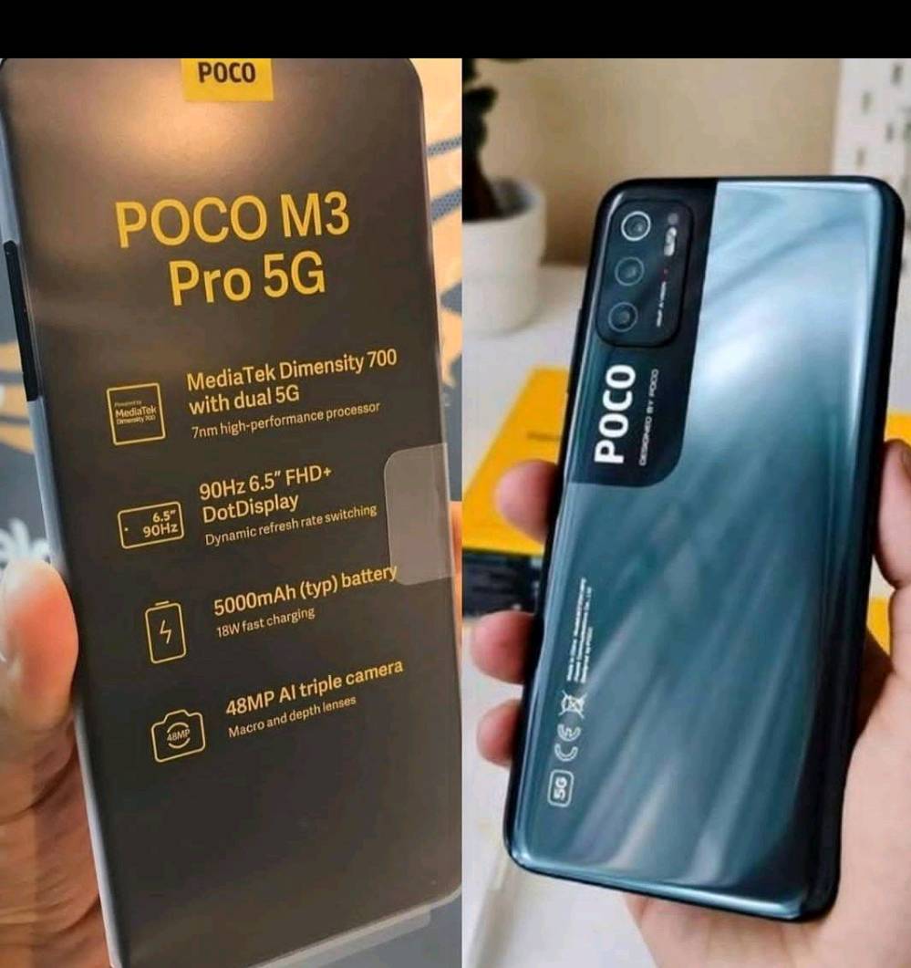 بوكو m3 pro 5G • رام ٨/٢٥٦ • بطارية ٥٠٠٠