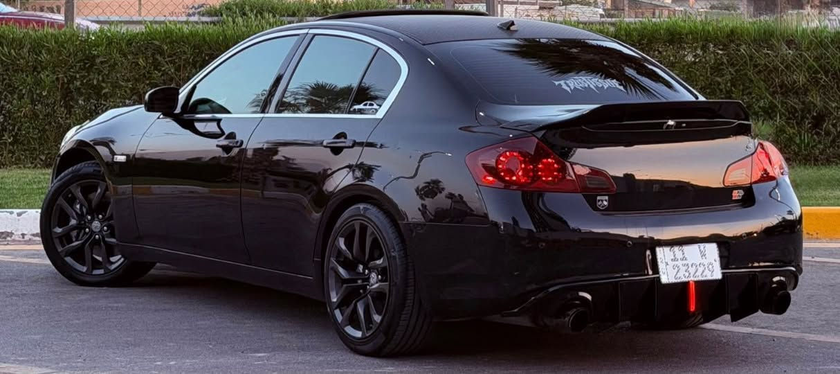 السلام عليكم اخوان
نيسان انفنتي G37
السعر 115

     2013  INFINITi  G37
V6     3700    VVEL
كير اوتو 
المواصفات

بصمه تشغيل
بصمة ابواب وصندوك
سلايد روف 
كشنات كهرباء
كشنات ميموري
كشنات تدفئة
شفتات ستيرن
تحكمات ستيرن
كروز السرعه شغال
شاشة لمس
ستيرن كهرباء
كشنات جلد لونين احمر واسود
الاضافات 

سقف كنتاره
لد اوركال داخلي متغير تلفون
تطعيم الداخل فورجد ماروني
الجام مضلل حراري شفاف
سوارات لايت اصلي متغير ع التلفون
اشاير لد امامي خلفي
LED عالي ناصي اصلي
بلوجكترLED اصلي
سبايدر عالي بلادي
شفقه جامة
لحيه امامية
دفيوزر ابو اللد
حلوك صالنصة فورجد
ويل Z تو سايز 18
فچوج S برمبو 
عليها داون بايب 
اكس بايب
دبات ماگنا فلو
بعد بيه اضافات هواي

اخوان السياره امبدل ضفاير وعقول كامله 
(وسياره بيه قطعه صبغ وحده فقط )
رقم بغداد شبه مميز
بأسمي وتحويل مباشر
مكان السياره الغزاليه 
السعر 115 وبيه مجال بسيط 
ماكو هيج سعر على هيج صرف ولله مكلفه هواي سياره بس محتاج فلوس

للاستفسار ( ***********)

