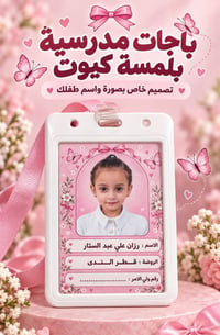 باجات مدرسية • تصميم حسب الطلب • طباعة عالية الجودة