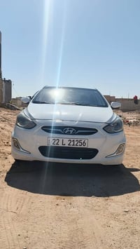 للبيع اكسنت 2013 كفاله عامه من صبغ وتبديل بيها فقط مكانين بارد مأشر عل...