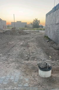 قطعه أرض للبيع طابوا صرف سكني مساحه 75 وجه 6 ونزال 12.5 مكانهه اليوسفي...