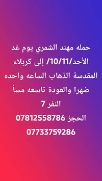 كربلاء المقدسه • ١٠/١١ ذهاب ١م • مهند الشمري