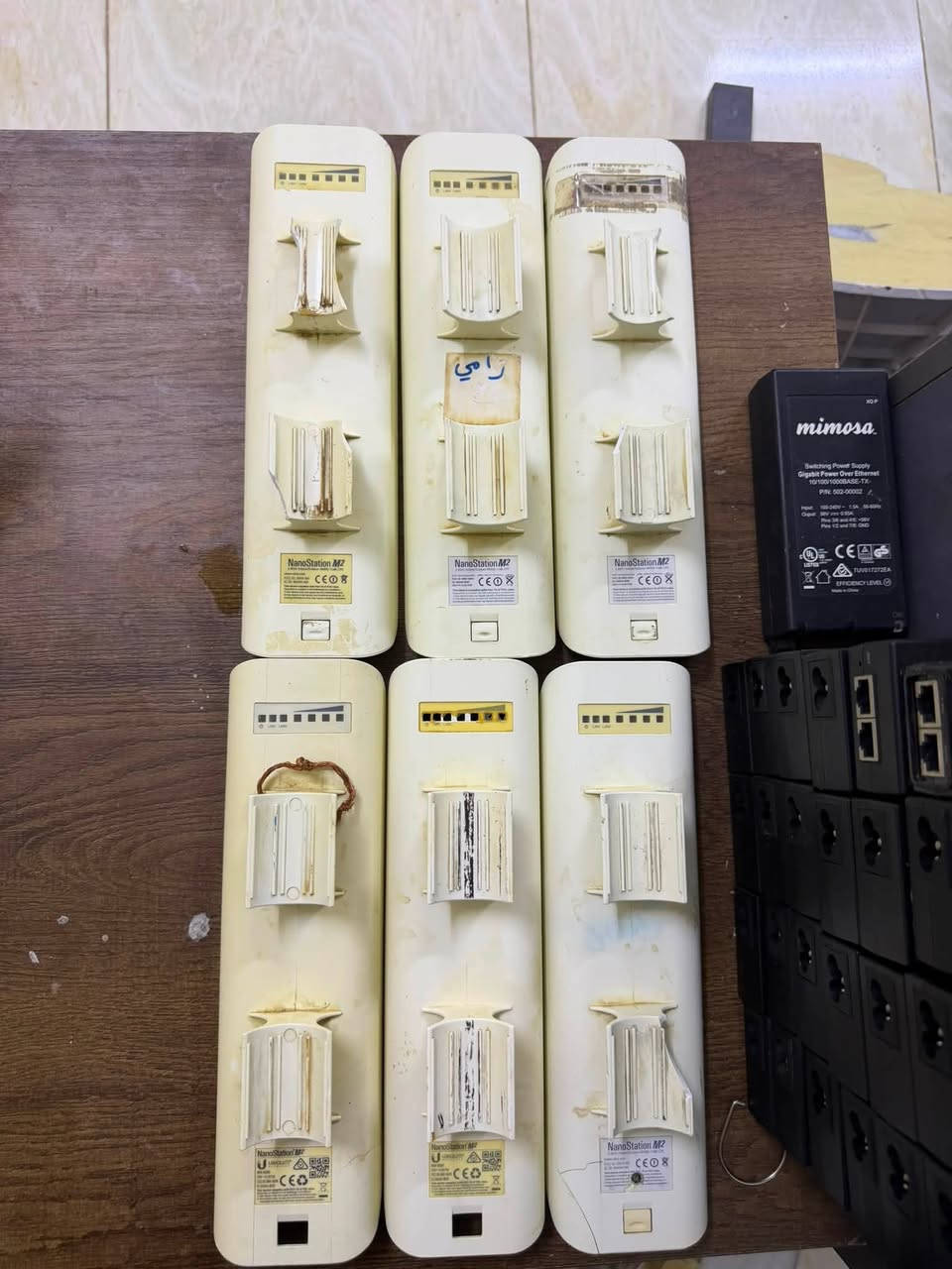 توفر لدى مكتبنا
نانو ستيشن xm m2 سعره25 الف 
راوتر بورد 912 سعره 35 الف 
راوتر بورد m2 عدد 2 سعره القطعه 35 الف 
يوجد لدينا توصيل لكافة المحافظات 
***********
