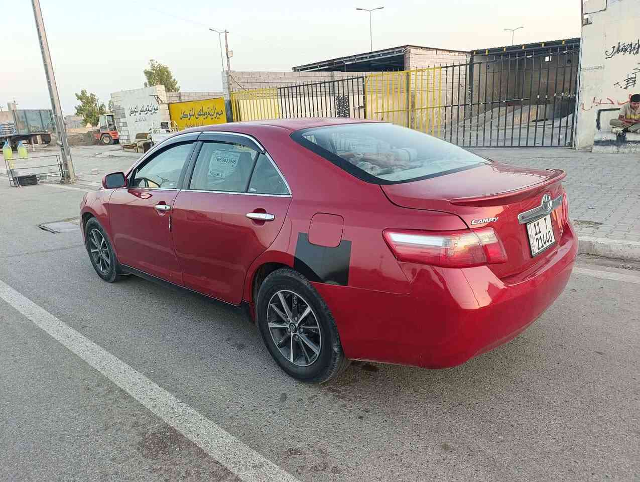 كامري موديل ٧ محدث ١١ رقم بغداد مشروع وطني فول جاهزه كير محرك صدر تاير كهربائيات تبريد تدفئه كله شرط ضرر جاملغ خلفي وجاملغ امامي للبيع السعر ٨٠ بيها مجال مكان السياره كركوك غير متواجد عل فيس اتصل على الرقم ***********
