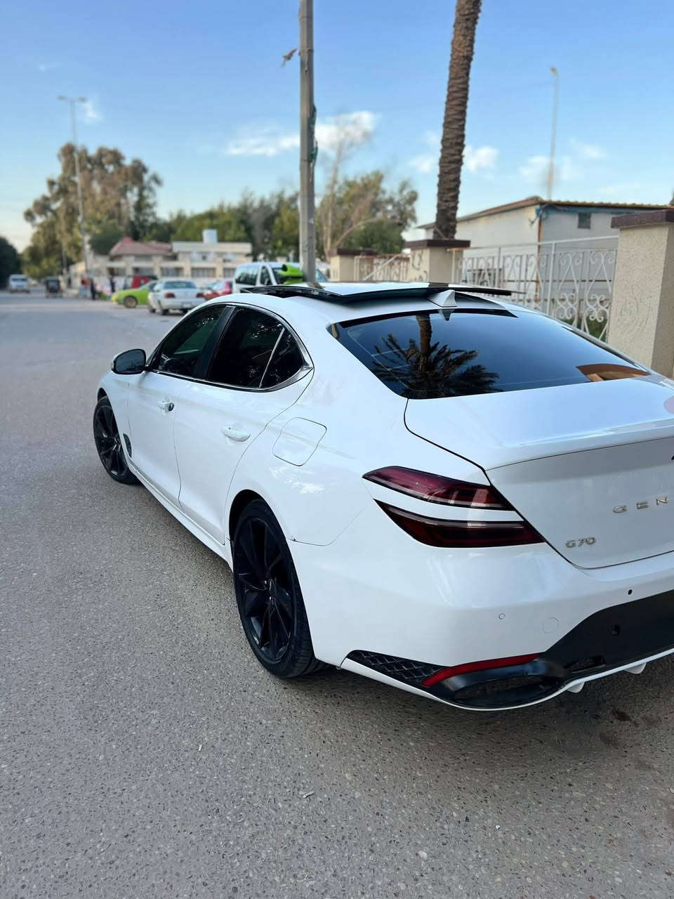 السلام عليكم
جنيسيس g70 2022 

 حجم المكينة v6  3.3 Twin Turbo 

فئة برستيج فول مواصفات
بدون رقم منفيس  بأسمي
تترقم جميع المحافظات 
الحادث اربع قطع بدون دواخل
الارباك ضارب
صور الحادث  بل منشور 
الي يدور كفالة لايتصل

السعر مناسب

147 قابل للتفاوض بيع مستعجل

***********
