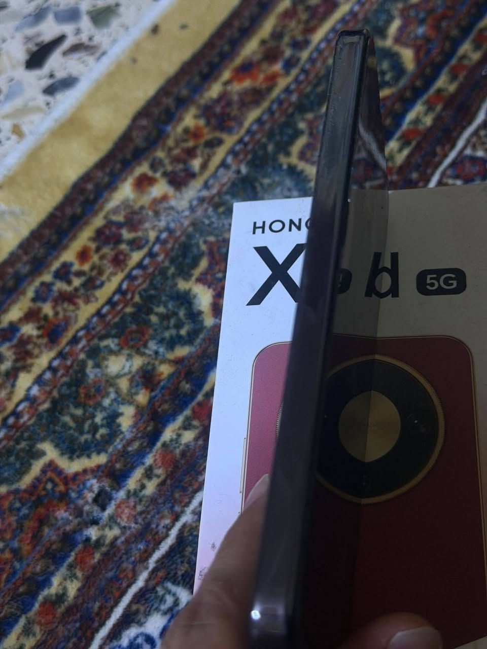 هونر x9d للبيع جهاز جديد لوك السعر 450الف

نص مكتوب في الصور:
- حول الهاتف
- المعالج المركزي
- Snapdragon 6 Gen 4
- اسم الجهاز
- HONOR X9d
- ذاكرة الوصول العشوائي
- ١٢ غيغابايت
- ١٢ غيغابايت Honor RAM
- Turbo
- بطارية السيليكون والكربون
- mAh 8300
- شاشة بتقنية حماية البصر من
- Honor
- ٢٦٤٠ X ١٢٠٠
- وحدة التخزين الداخلية
- المساحة الفارغة ١٧٠,٣٤ غيغابايت
- الإجمالي ٢٥٦ غيغابايت
- الموديل
- MTN-NX1
- 10.0.0.204(C185E10R103P1)
- الحالة
- حالة البطارية
- غير جاري الشحن
- مستوى البطارية
- ٥٦%
- الشبكة
- IMEI SV
- 10
- عنوان IP
- 192.168.0.109
- fe80::409f:9aff:febe:1568
- عنوان MAC لوحدة Wi-Fi
- C0:57:24:A5:5E:12
- عنوان البلوتوث
- لا يوجد
- الرقم التسلسلي
- AUYFVB5C19005282
- مدة تشغيل الجهاز
- ٨٣:٣٧:٥٩