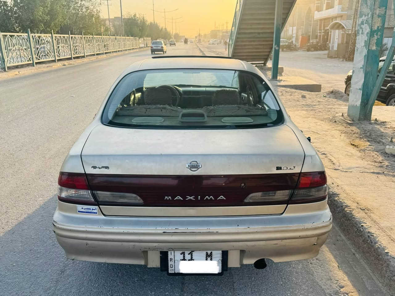 السلام عليكم للبيع نيسان مكسيما مديل ١٩٩٩ كفاله عامه مكينه ٦ سلندر فول موصفات ١/١ فتحه كشنات كهربائيه شاشه تحكمات جلد سياره فول فول تبريد ثلج رقم بغداد انكليزي مداور ثاني يوم  كير اوتماتيك السياره كير مكينه حداديه محرك تبريد كله جديد السعر ٤٥ و بيها مجال بيع مستعجل ! الرقم *********** مكان نجف
