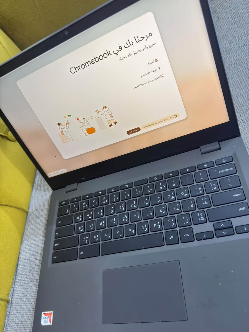 لينوفو Chromebook • شاشة 14لمس • رام4 SSD64