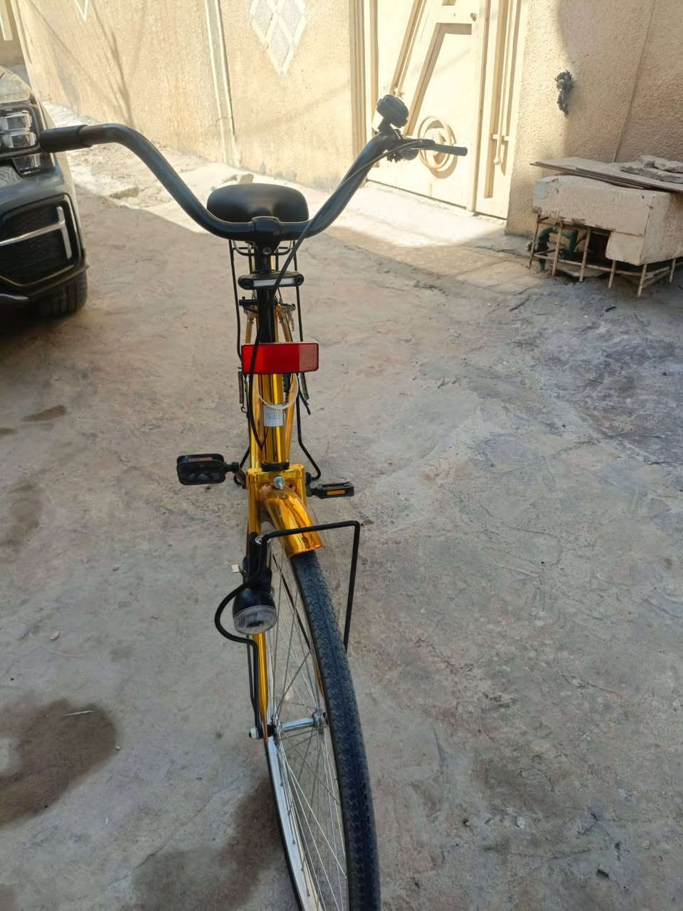 سلام عليكم
بايسكل للبيع حجم26 لون مميز ذهبي شركهBD
مديل2021
البايسكل حلو ونضيف وقبل 20يوم ماخذ
المكان كربلاء سعر 175 وبي مجال
*********** موجود ماسنجر واتساب
