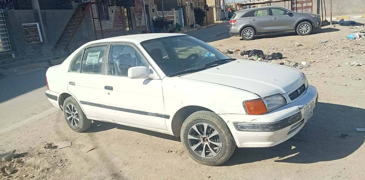 🚗 للبيع تويوتا تيرسل موديل 1997
سنوية باسمي لغاية 2030

صدر + كير عادي + محرك بحالة جيدة

تايرات جديدة (تخم)

السيارة نظيفة وتستخدم يومي

📌 الملاحظة: تحتاج فقط تبريد

💰 السعر: 30 ورقه قابل للتفاوض 

📞 الاستفسار (***********)

مكاني الناصريه حي الفداء
