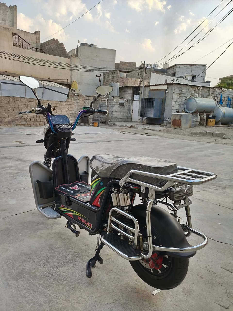 ماطور شحن 2026
هارلي 
6بطاريه شرط فحص
شاشه دجتل 
بلوتوث 
بصمه 
كارت 
تشغيل عن بعد 
كهربائيات كله شغال 
بريكات هيدروليك امامي خلفي 
لايتات زنون لونين 
سعر 700بي مجال
ديالى جلولاء 
***********
