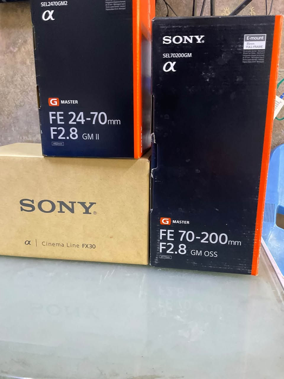 سوني FX30 • 24-70 جي ماستر • 70-200 جي ماستر
