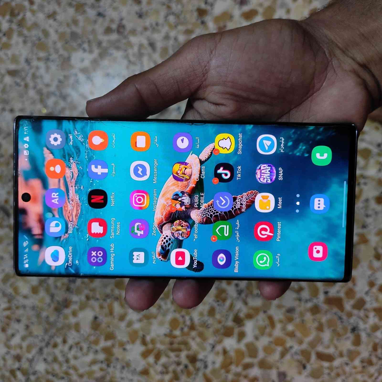 نوت 10 بلاص ذاكرة 256 بي فطور بل شاشة جهاز فول سعرة 230 الف وبي مجال او مراوس
مكاني ....بغداد .... بشعب ...حي اور 

 رقمي...*********** وتساب مازنجر
