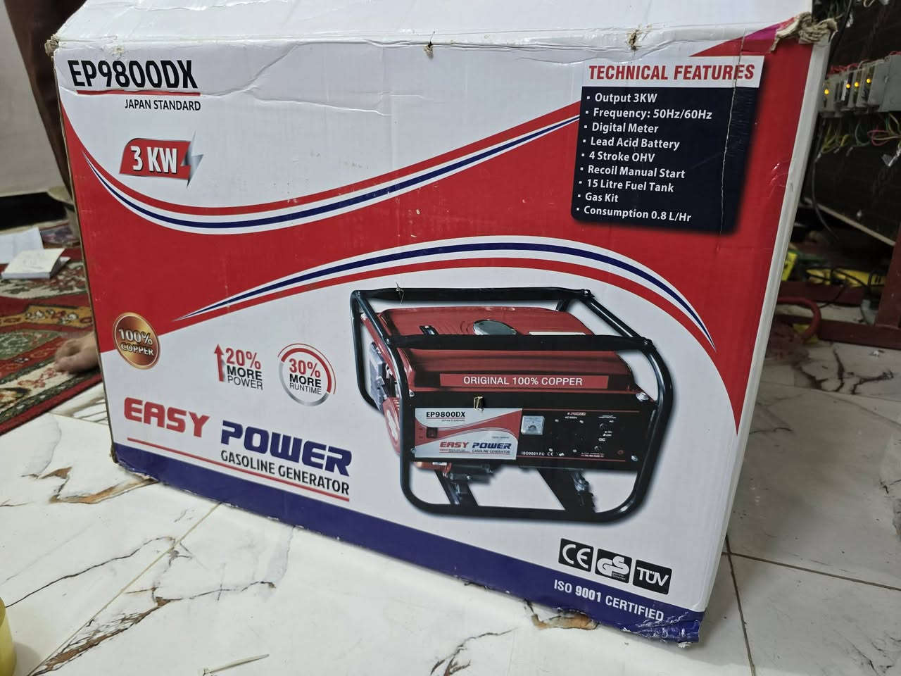 مولد للبيع مشتغله  اربع ايام مولد بعدهي بجيس لملف نحاس ٪100
3kV
اخذتها 325

ورايدها ب250

شوفت عينكم لمولد 

***********

او مراسله صفحه
