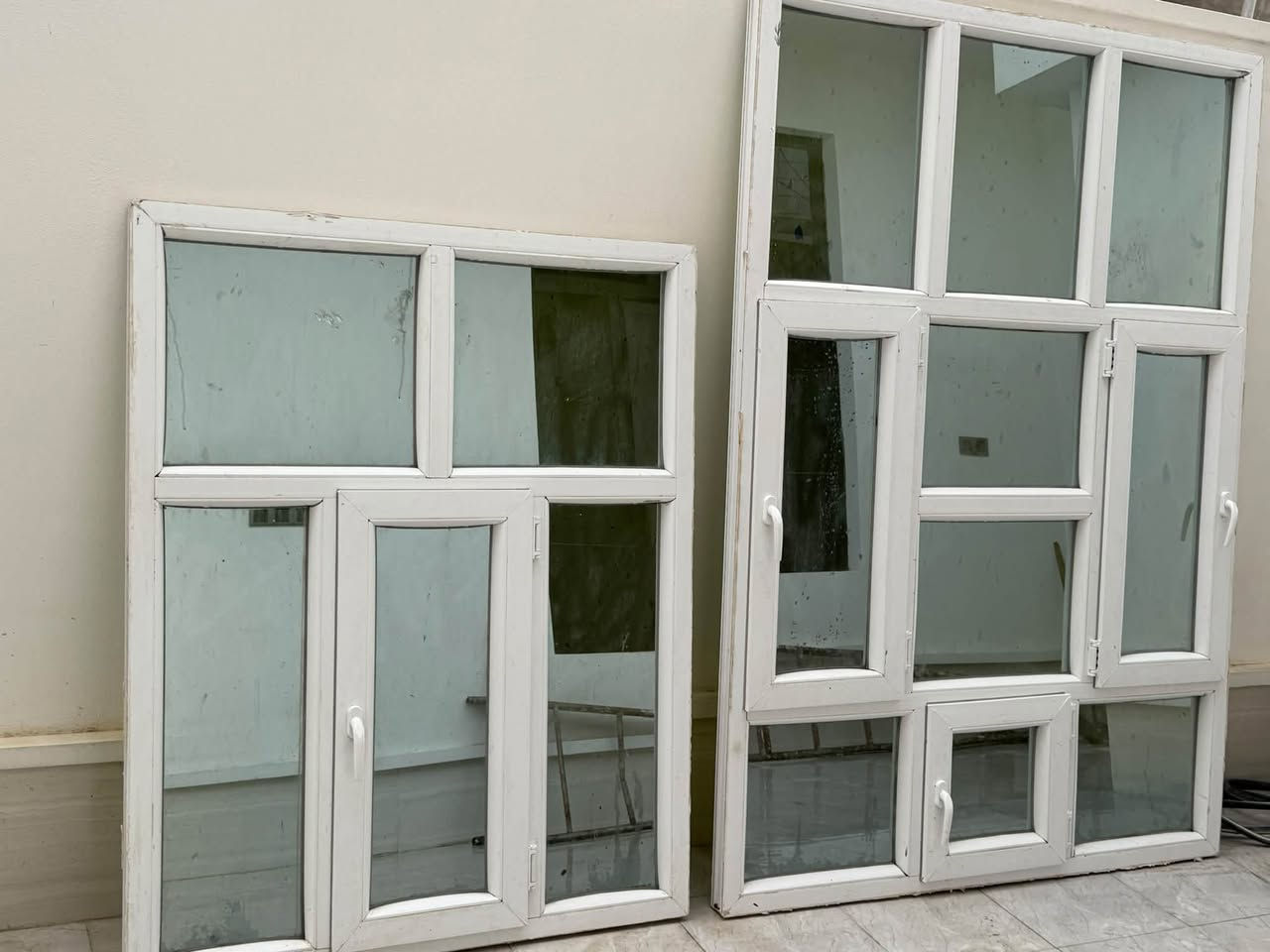 شبابيك PVC • ٢.١٥×١.٥٠ • ١.٥٠×١.٢٠