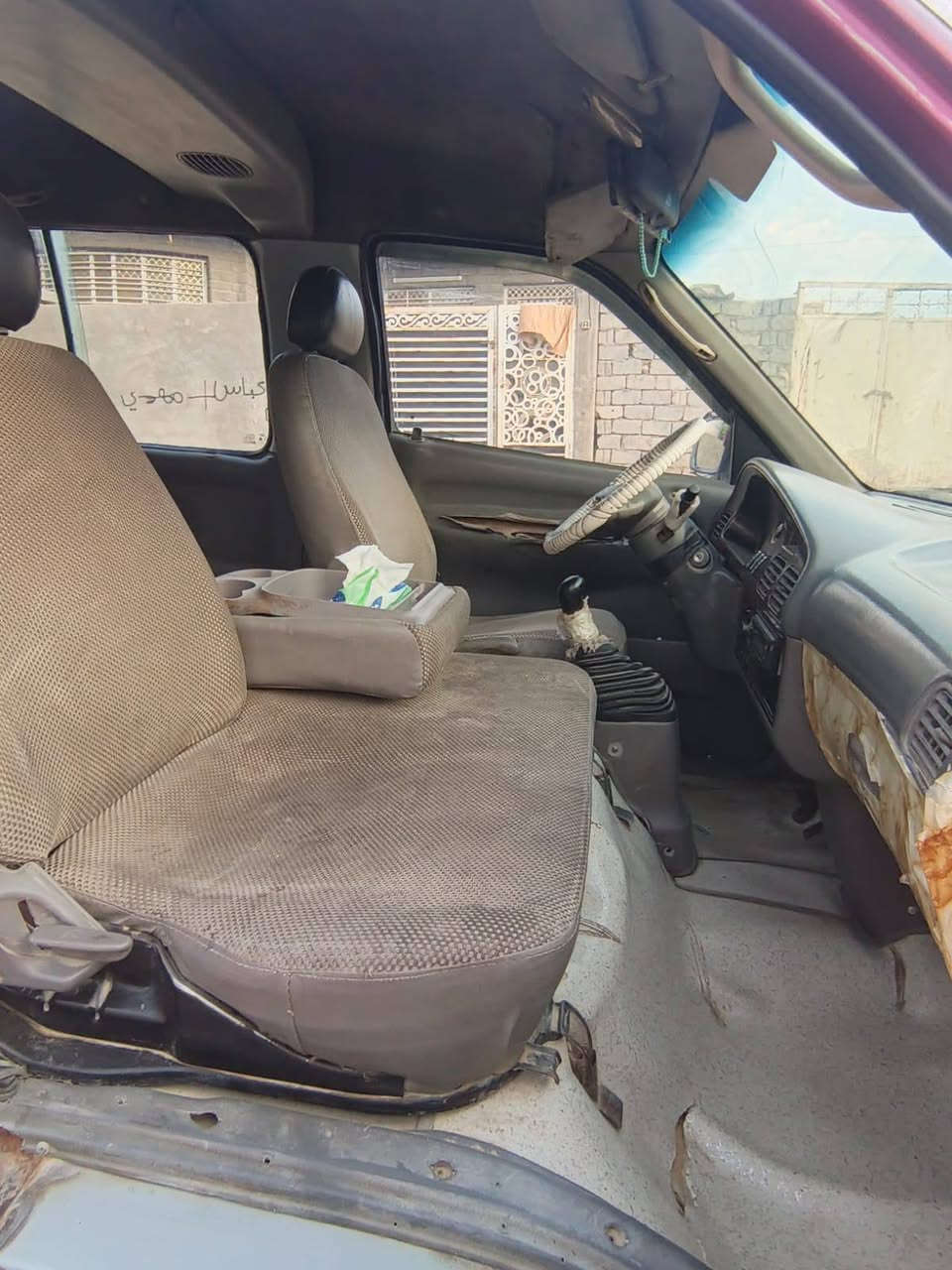 كيا بريجو موديل 96 مكينة بيها خيط بخار گير حدادية تخم تاير داخل جديد السعر 43 وبيها مجال بسيط مكاني حلة ***********
