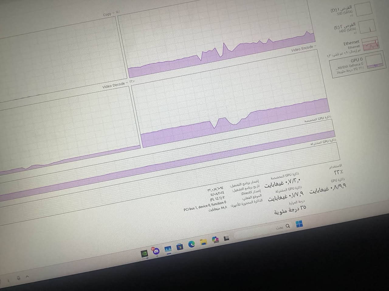 GTX 1050 • ٢ جيجا • ضمان فحص