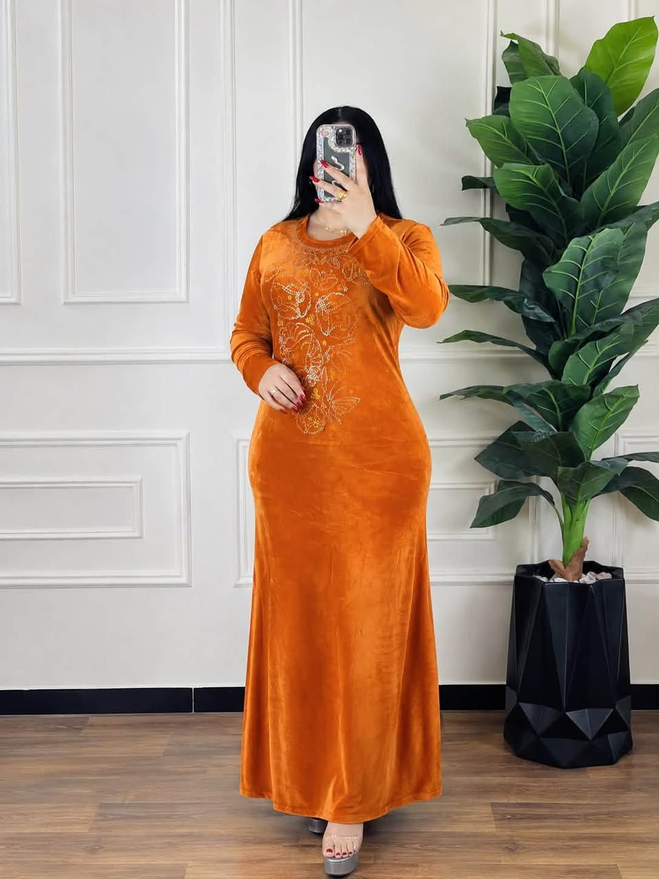 جملة • دشداشة جلد الغزال • مقاسات 2XL-5XL
