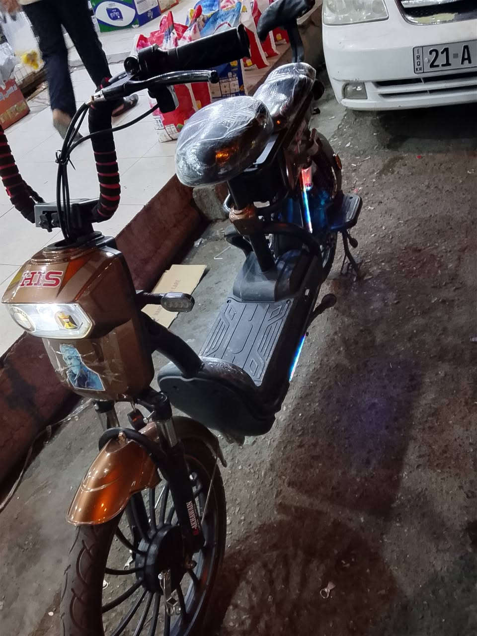 مرحبا بايسكل شحن للبيع مرتب سرعه 99 يشتغل 5 بطاريات شاحنه اصلي غراضه كامله شلع تجي تفحص وتتوكل مكاني كركوك حي العسكري استفسار خاص يرهم مراوس هم سعر بل خاص الرقم ***********

