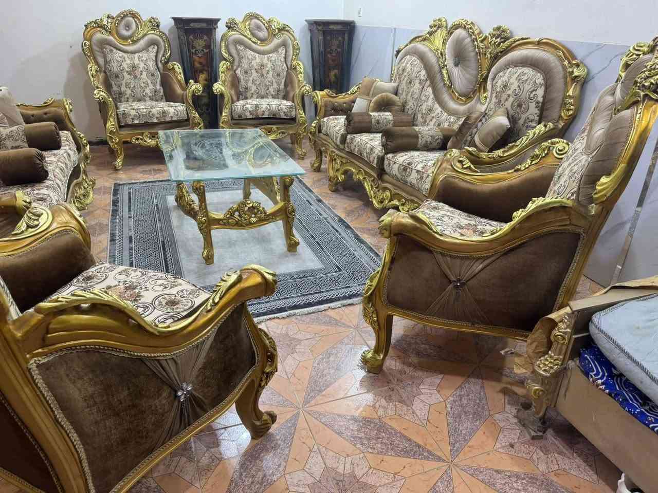 زان مصري • ١٠ مقعد • ميز وسطي