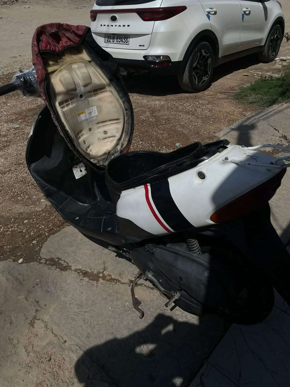 للبيع دراجه  60ساسوكي  جديده وكامله تايرات جدد بريكات كامله السعر ٢٢٠ وبيها مجال بسيط مكاني بابل المركز ***********
