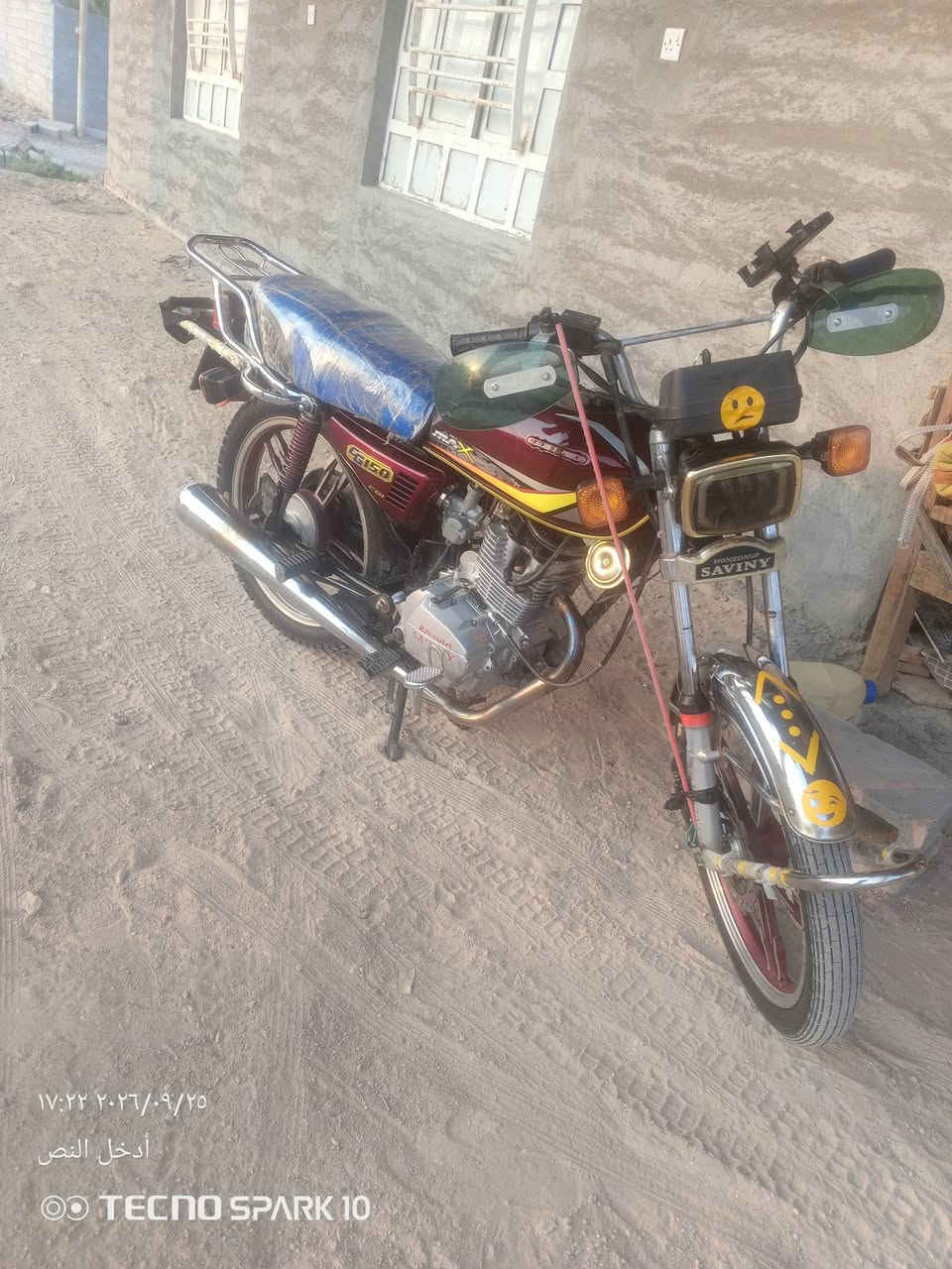 سلام عليك دراجه سيفان للبيع دراجه وين ما تيد تفحص فحص كهربائيات شقاله شلعه ومعدل السعر 650وبيهه مجال شويه للشراي محرك 150 رقم ***********

نص مكتوب في الصور:
- ١٧:٠٢ ٢٠٢٦/٠٩/٢٥
- أدخل النص
- TECNO SPARK 10
- ١٧:٢٢ ٢٠٢٦/٠٩/٢٥
- ١٧:٠١ ٢٠٢٦/٠٩/٢٥