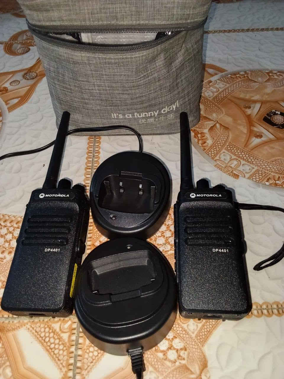 👇
*
للبيع 🔥
2 جهاز Motorola DP4401 
+ 2 شاحن + بطاريات
شغل شركات وحراسات
السعر350 الف وبي مجال
الناصرية
اتصال: ***********
