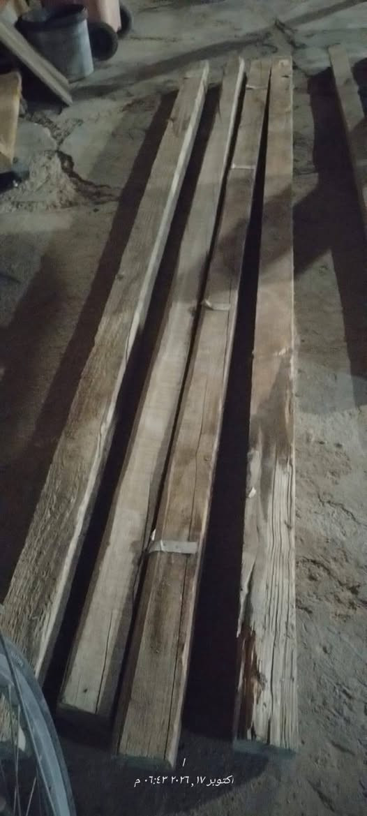 سيور خشب • ٣م ٤قطع • ٢٫٥م ٣قطع