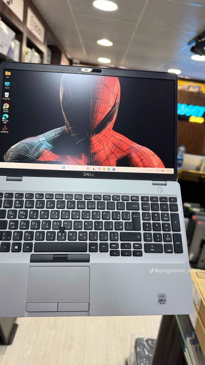 لابتوب سلم خفيف حديث معالج قوي وجيل عالي DELL 5510 ci5 جيل عاشر   نظافة عاليه جدا اخو الجديد وعل الفحص وين متريد 
. 
 السعر ثابت 325 الف مع التوصيل والحقيبة والشاحن الأصلي  
……………………

 المعالج Core i5-10th جيل عاشر 
 ذاكرة الوصول العشوائي (الرام) 8GB 
 التخزين( الهارد) SSD 256GB 
 مقاس شاشة 15.6 انج دقة عالية 
 منفذ HDMI & TYPE C 
 كيبورد  عربي انكليزي
الرام والهارد قابل للتطوير 
…………………………………
*********** الريادة للحاسبات
